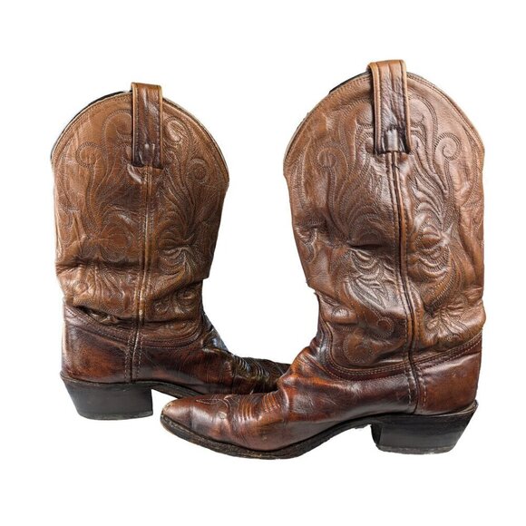 Dan Post Cowboy Boots Size 8 (Men's 6.5) - Picture 4 of 11